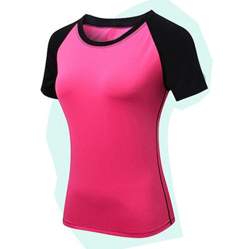 Ladies Compression Shirt Short Sleeve